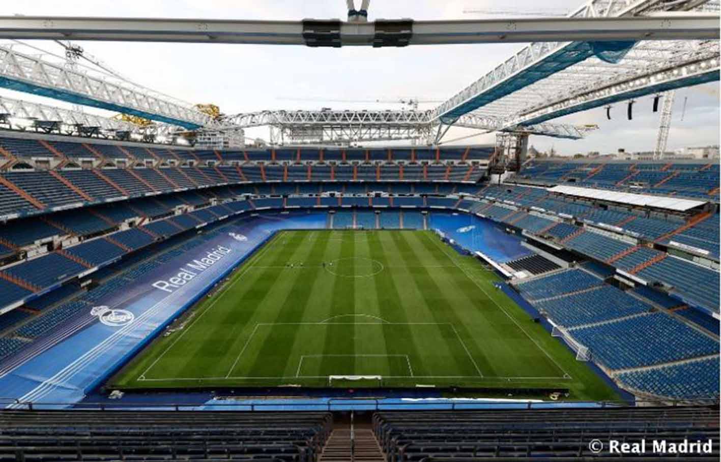 El nuevo Santiago Bernabéu, pero con tilde. Foto: Real Madrid.