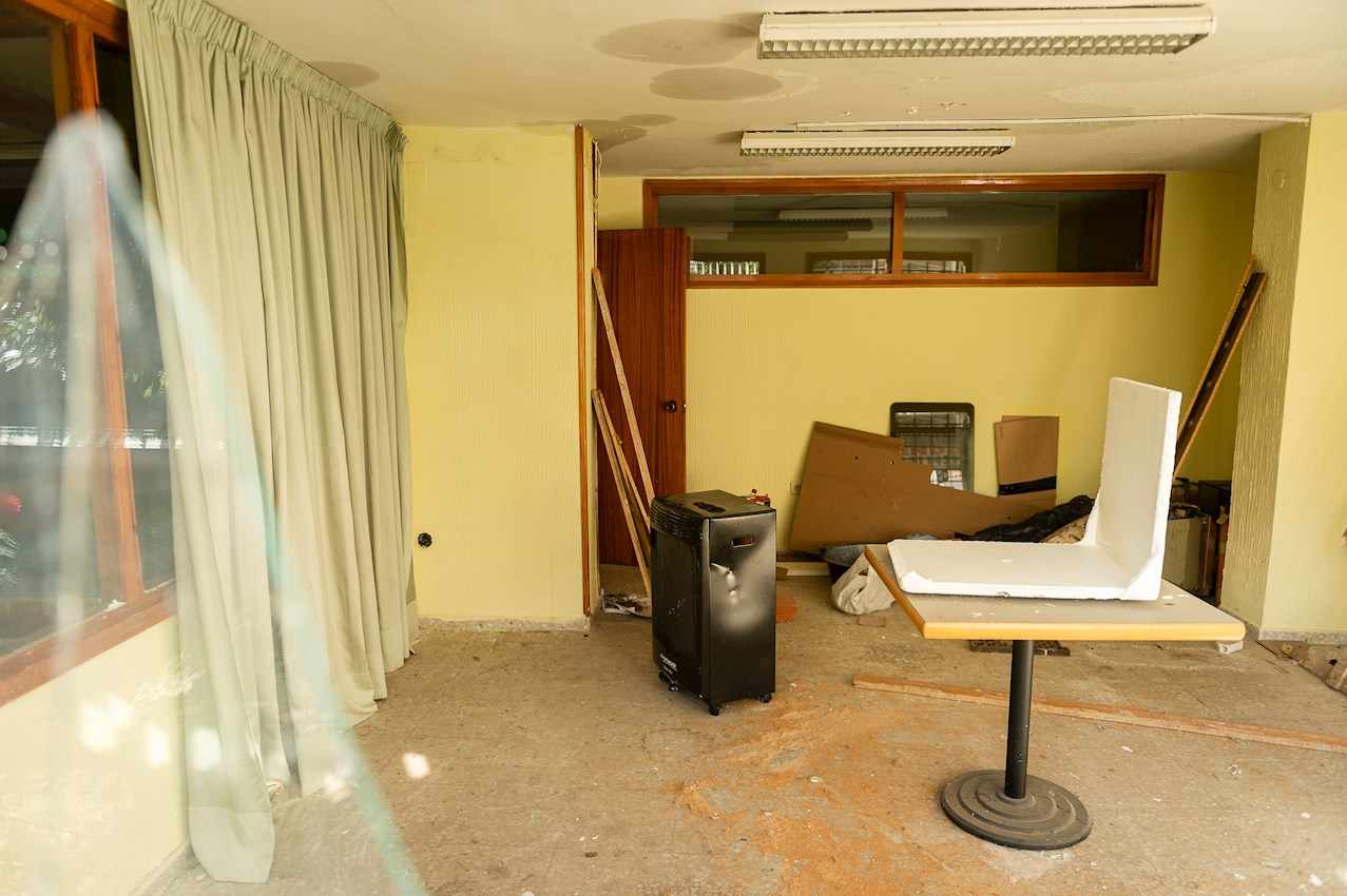 Imagen del edificio de Azuqueca donde se produjo la intoxicación. Foto: EFE / Nacho Izquierdo.