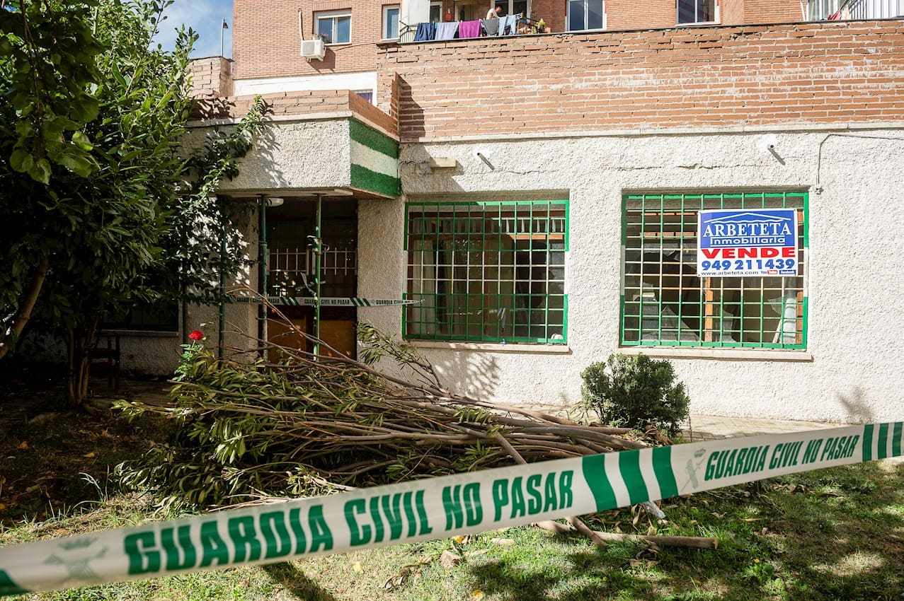 Imagen del edificio de Azuqueca donde se produjo la intoxicación. Foto: EFE / Nacho Izquierdo.