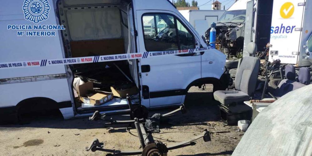 Una persona detenida en Talavera por comprar coches robados.