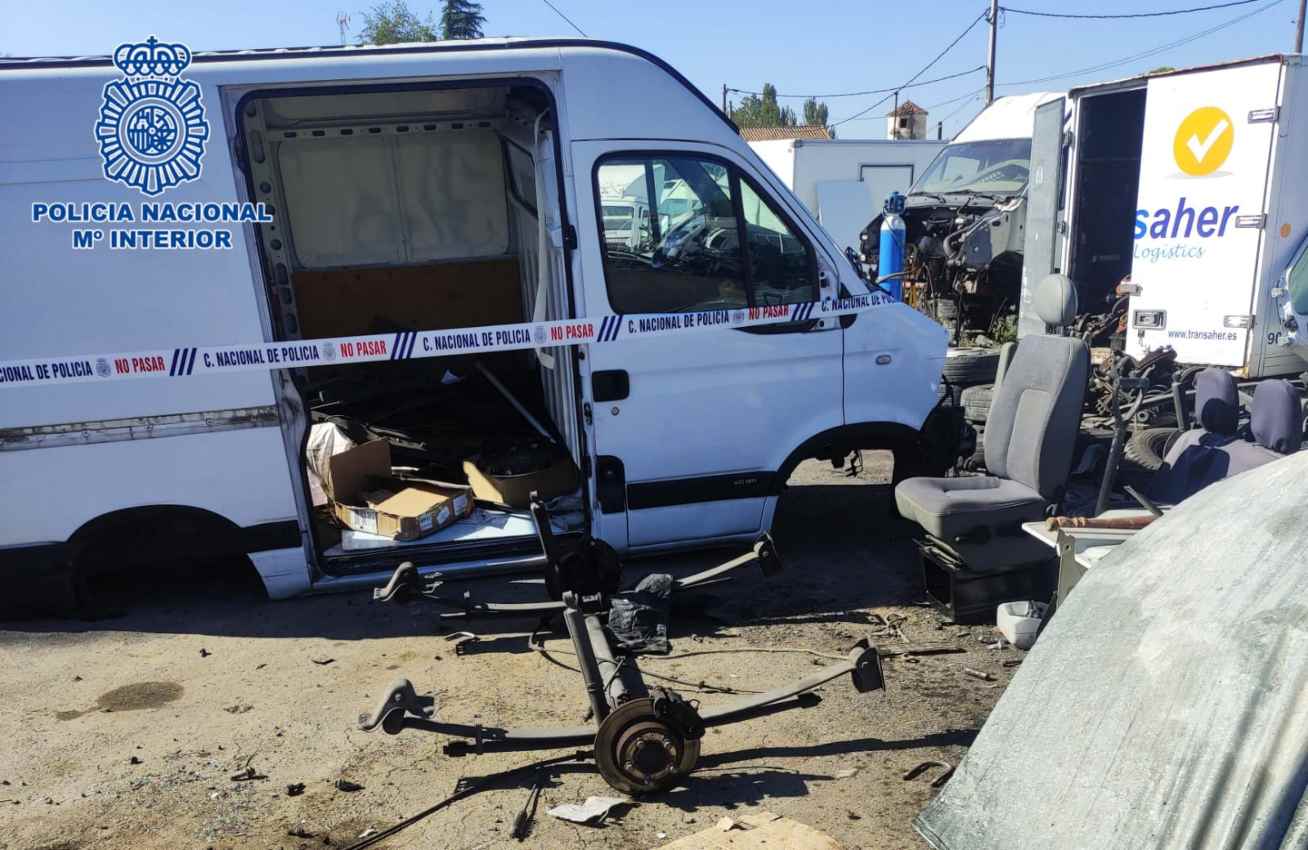 Una persona detenida en Talavera por comprar coches robados.