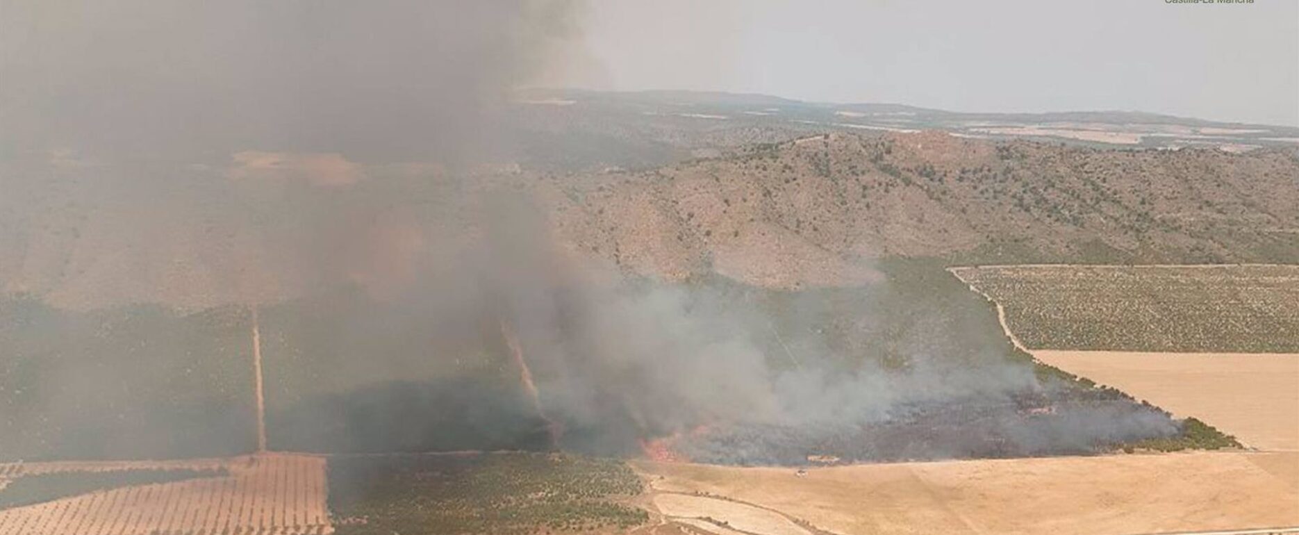 Incendio en Tobarra (Albacete) este verano.