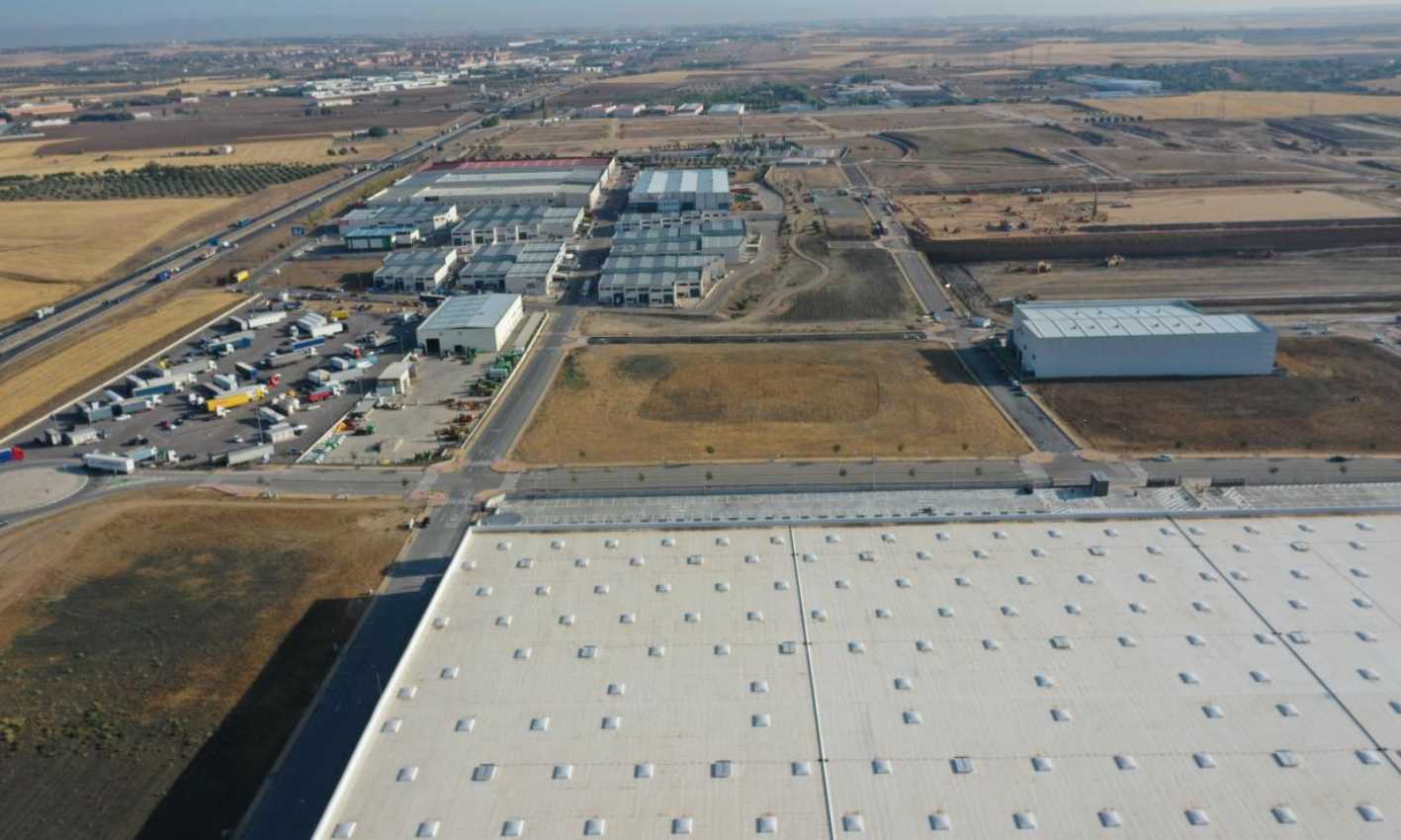 Imagen aérea del Parque Industrial y Tecnológico de Illescas.