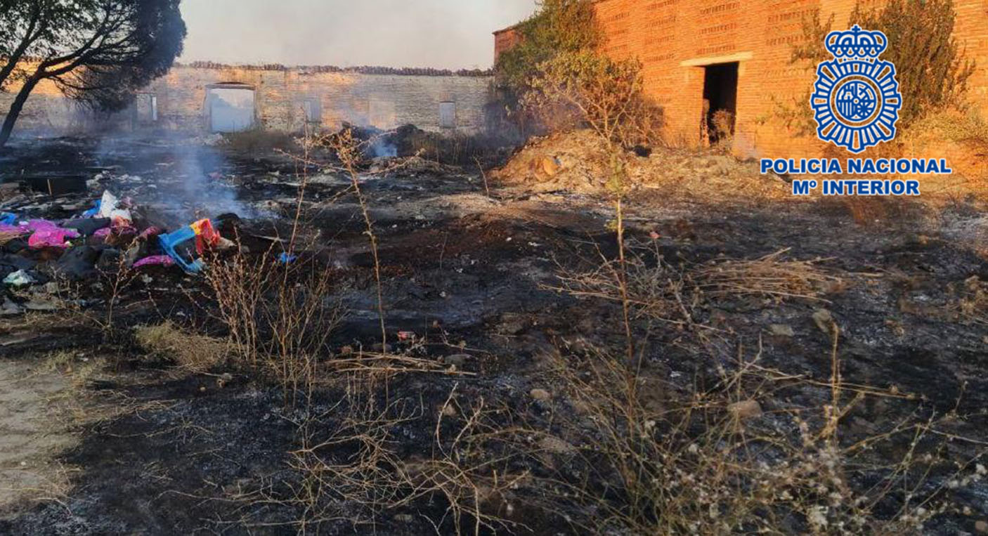 En los incendios solo hubo, por fortuna, daños materiales.