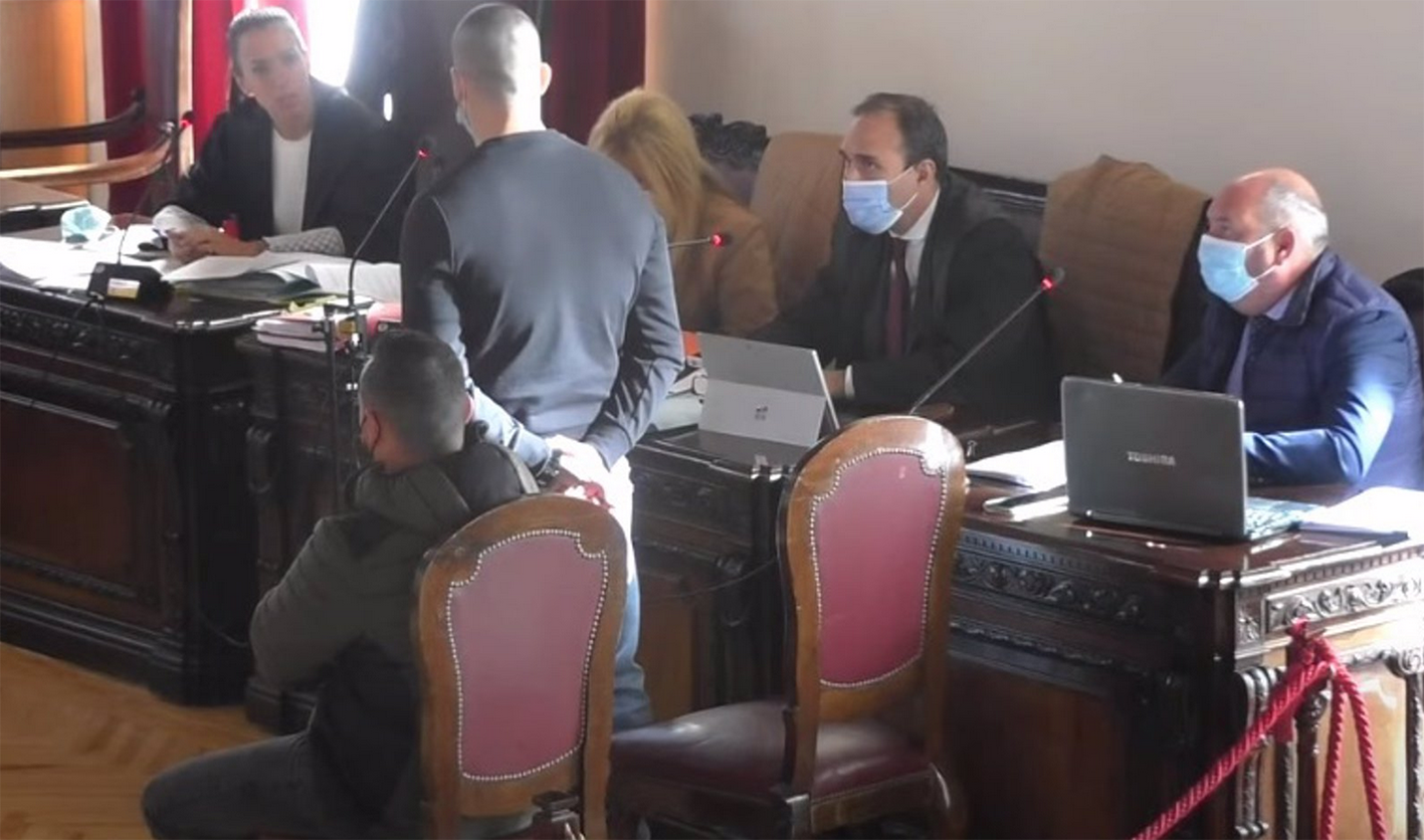 Imagen del juicio por la muerte de un hombre en Yuncos, que se celebra en la Audiencia Provincial de Toledo. Imagen captada de YouTube por Europa Press.