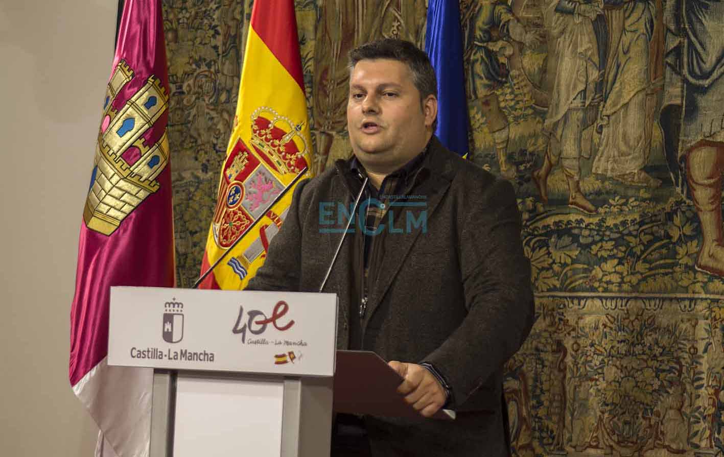 El secretario general del UGT CLM, Luis Manuel Monforte. Foto Ainhoa Aranda.