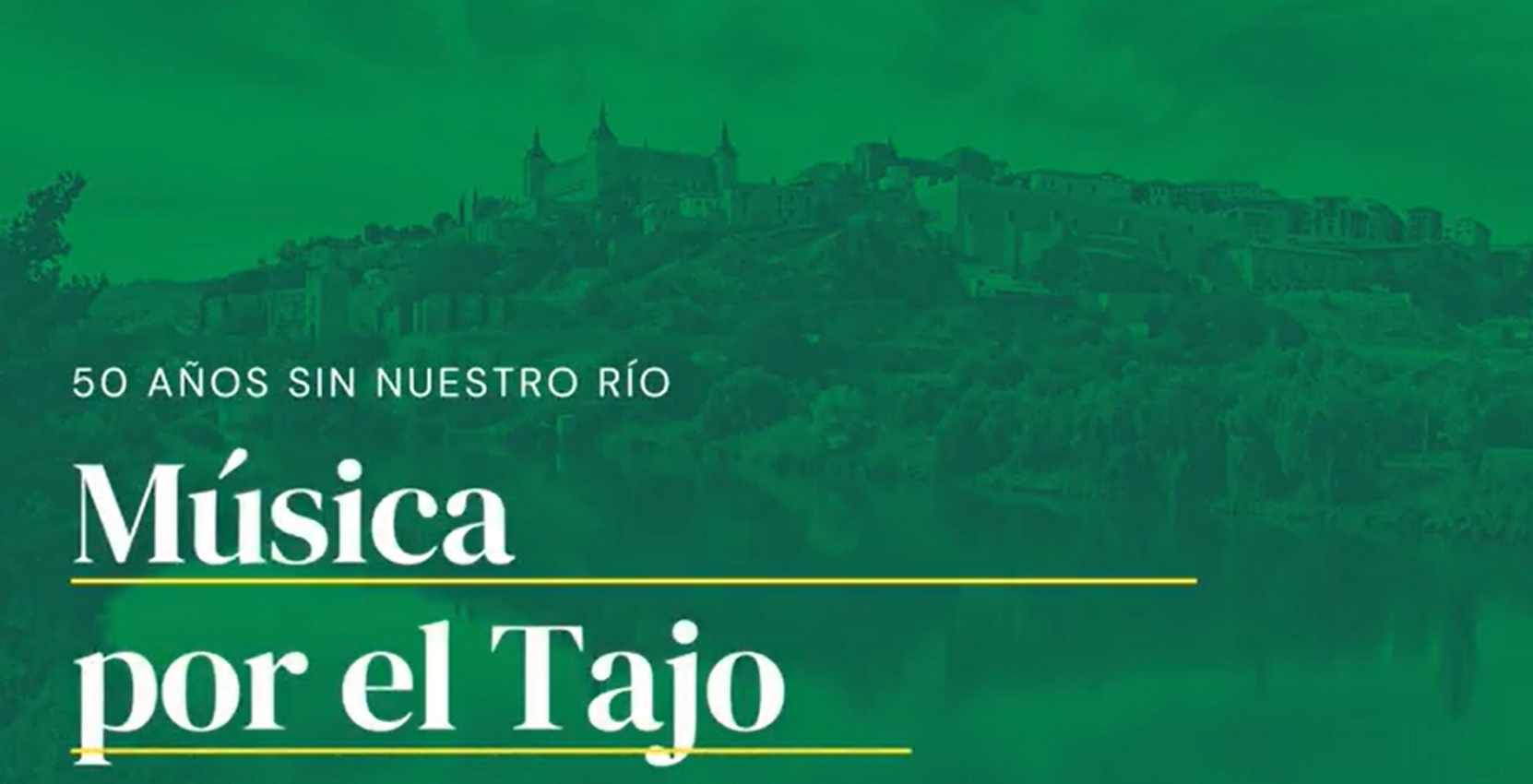 La Real Fundación de Toledo va a impulsar un disco para denunciar los problemas del Tajo.