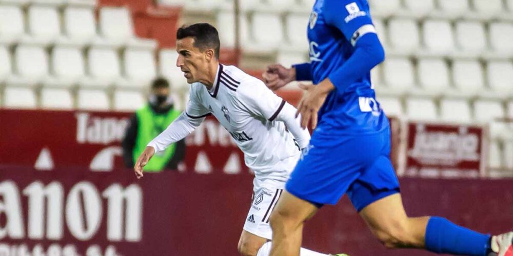 Rubén Martínez, el último goleador del Alba. Foto: Albacete Balompié.