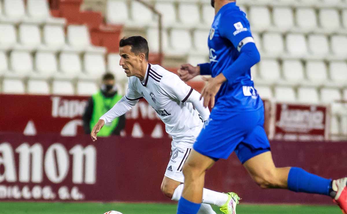 Rubén Martínez, el último goleador del Alba. Foto: Albacete Balompié.