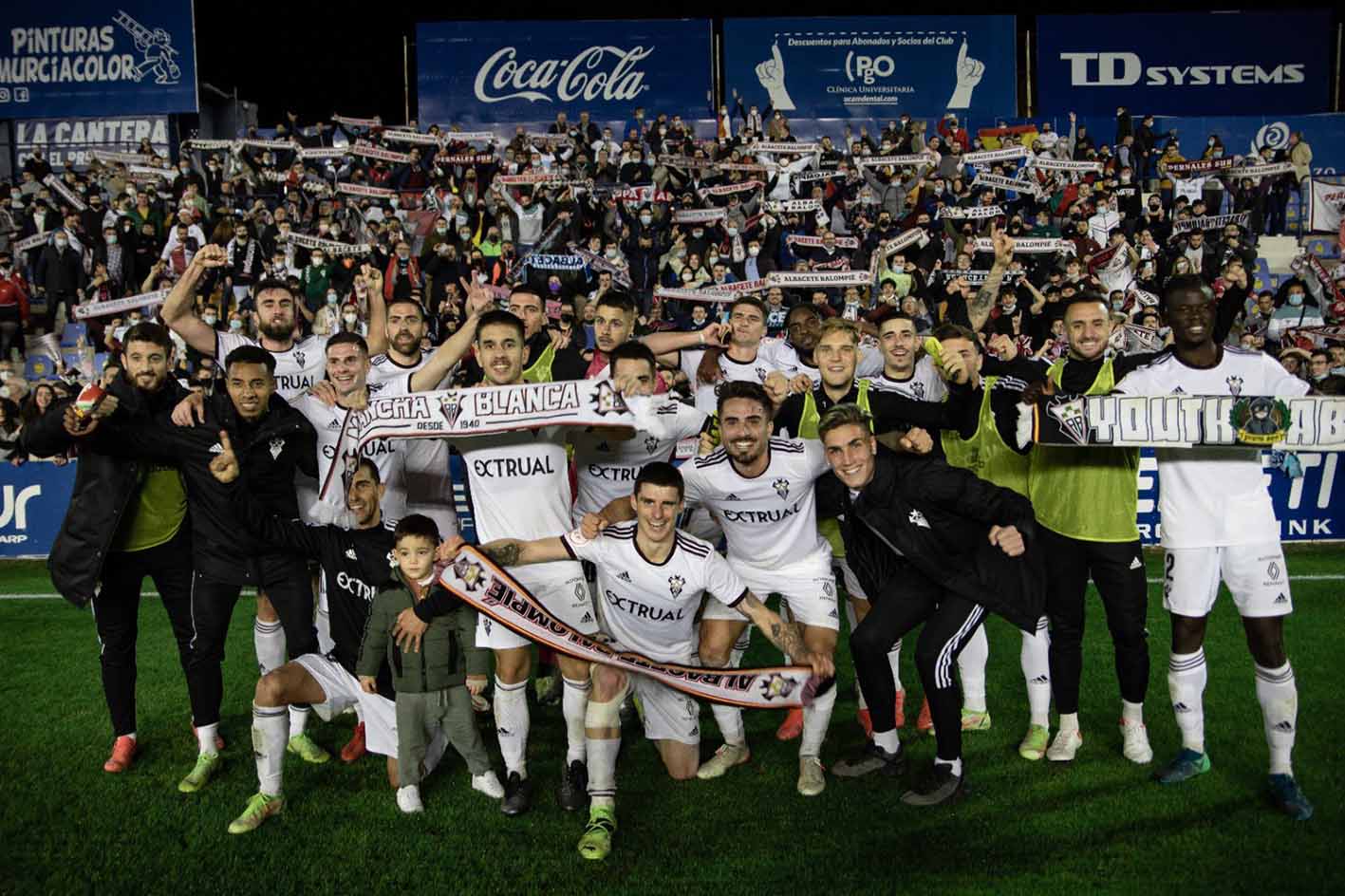 El Albacete llegó a la Navidad "de dulce". Foto: @albacetebpsad.