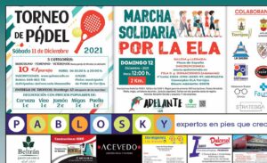 Cartel del programa de actividades contra la ELA en Torrijos.