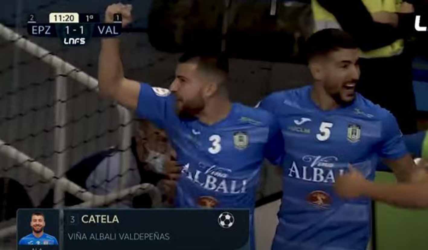 Catela logró el mejor gol del año.