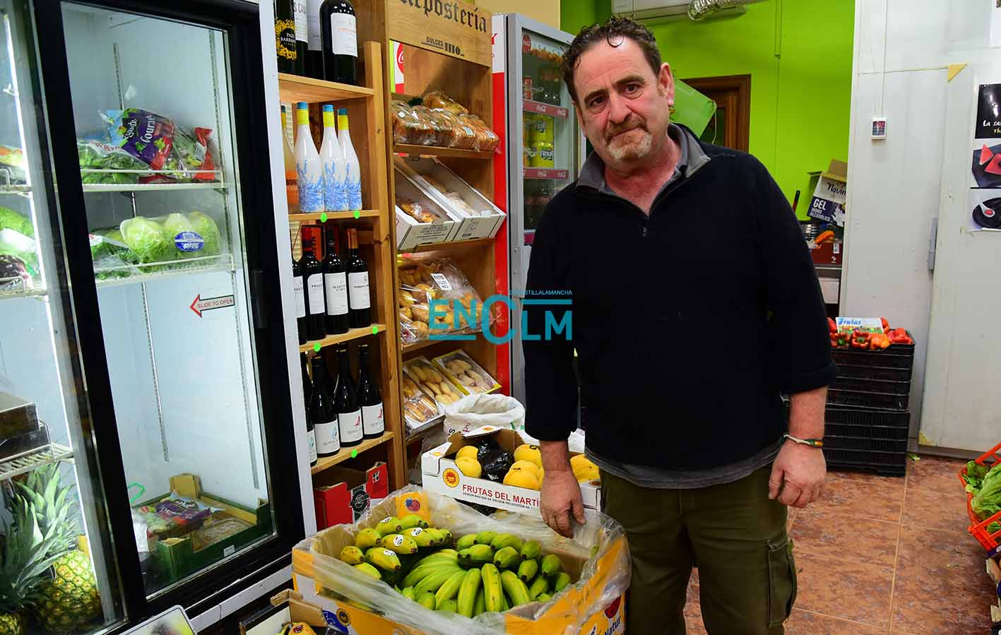 Kiko, frutero de Toledo solidario con La Palma