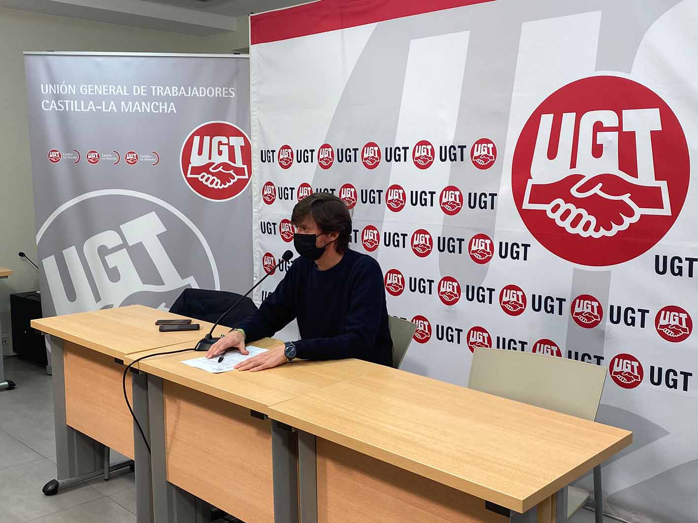 El responsable de UGT Enseñanza Servicios Públicos CLM, Manuel Amigo.