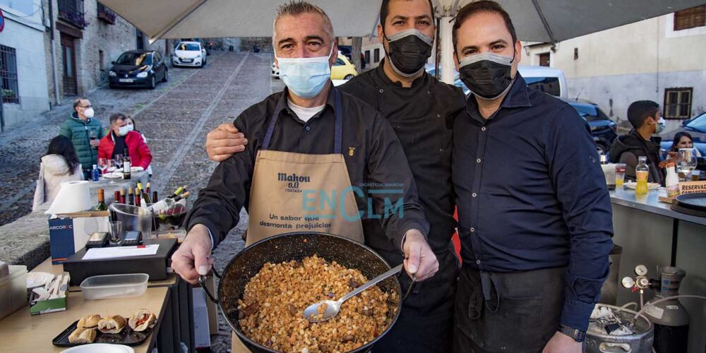 El 24 y el 31 de diciembre vuelven las tradicionales migas de Navidad en Toledo. Foto: Rebeca Arango.