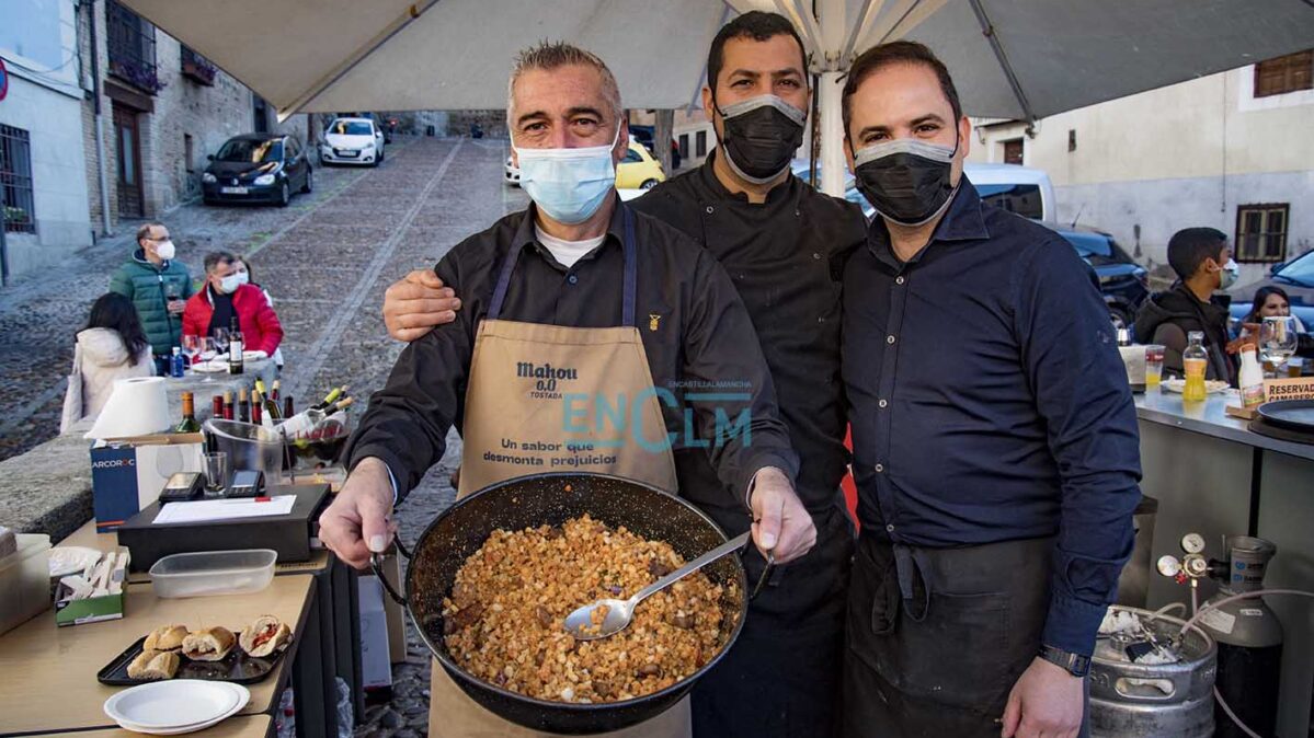 El 24 y el 31 de diciembre vuelven las tradicionales migas de Navidad en Toledo. Foto: Rebeca Arango.