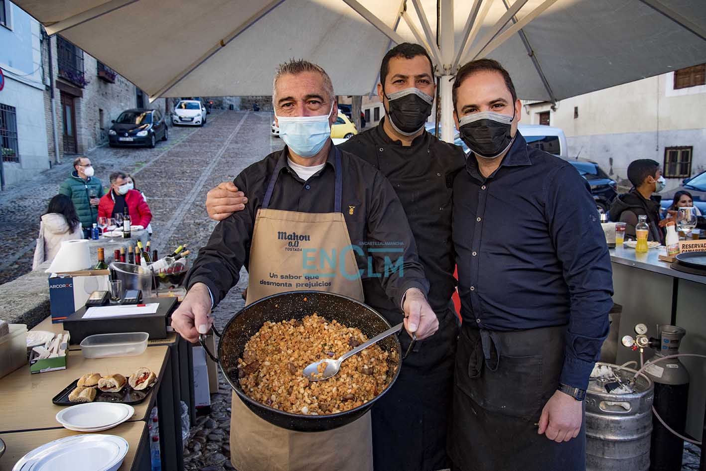 El 24 y el 31 de diciembre vuelven las tradicionales migas de Navidad en Toledo. Foto: Rebeca Arango.