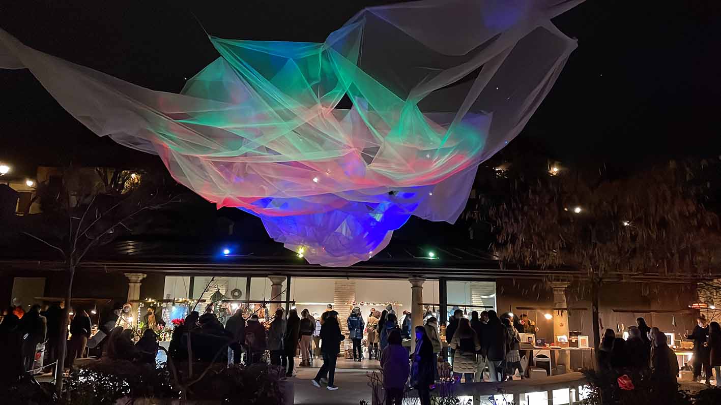 Mercado de Navidad en el Jardín de San Lucas, una de las actuaciones del Consorcio Ciudad de Toledo.