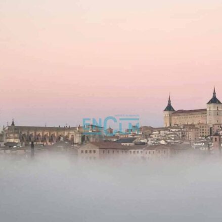 La niebla cubre Toledo, ¡vaya imagen más chula!. Foto: Esther Pastor.
