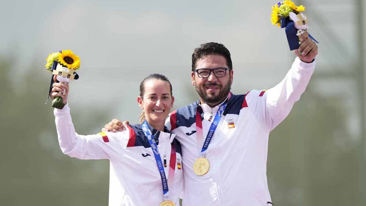 Y al fin lo logró: Alberto Fernández ganó el oro olímpico (junto a Fátima Gálvez).