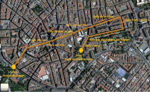 Recorrido cabalgata en Ciudad Real