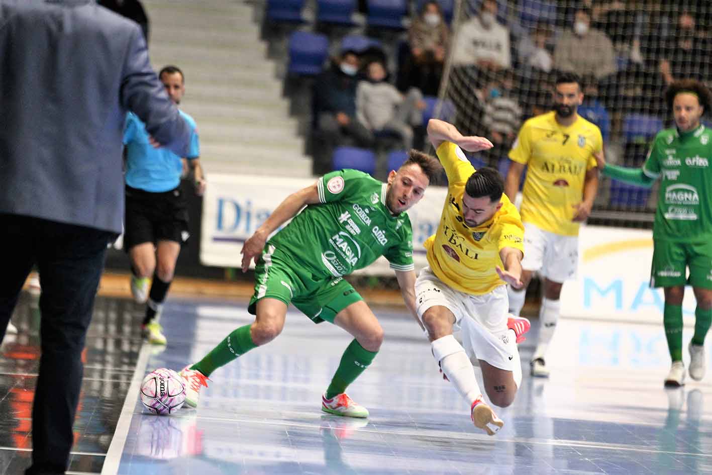 Qué gran partido el del Viña Albali Valdepeñas a pesar de perder... Foto: CD Xota.