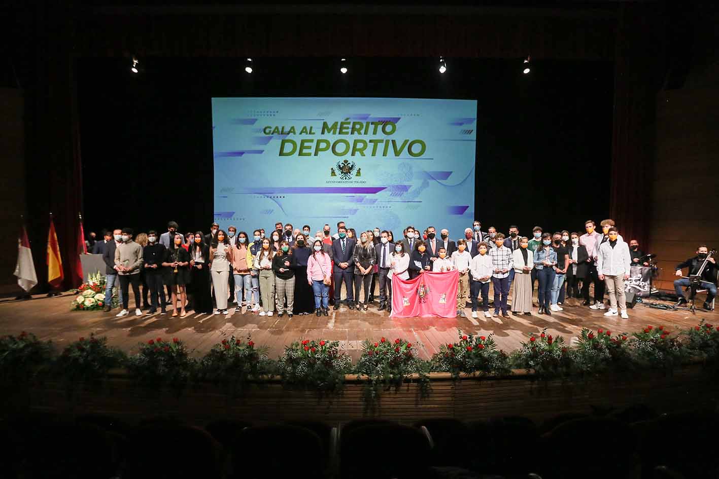 Foto de familia de la Gala del Deporte de Toledo.