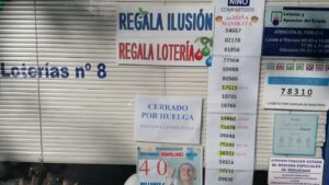Huelga general de loteros
