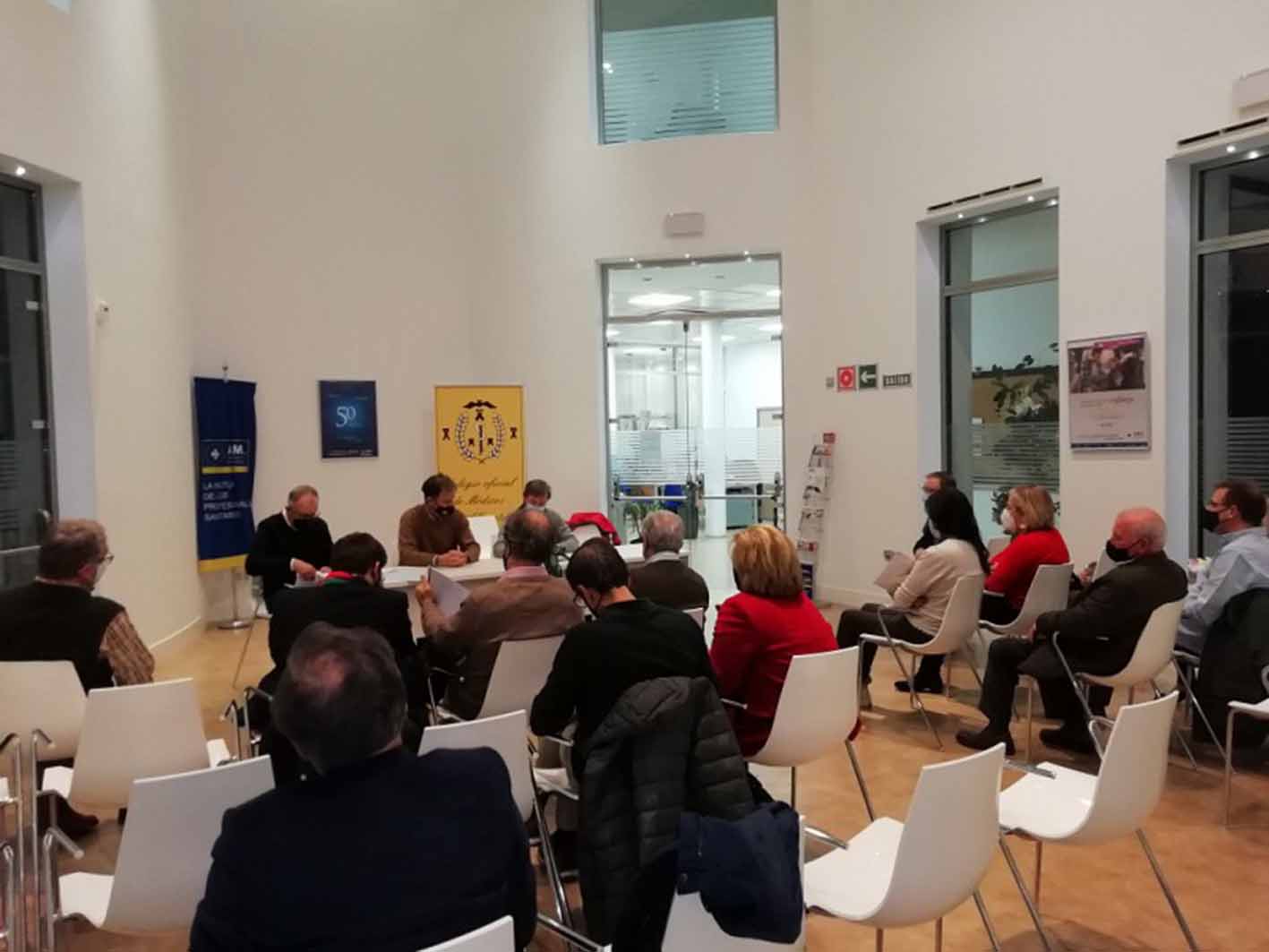 Reciente Asamblea Ordinaria del Colegio de Médicos de Albacete.