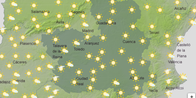 Temperaturas primaverales para el comienzo de año