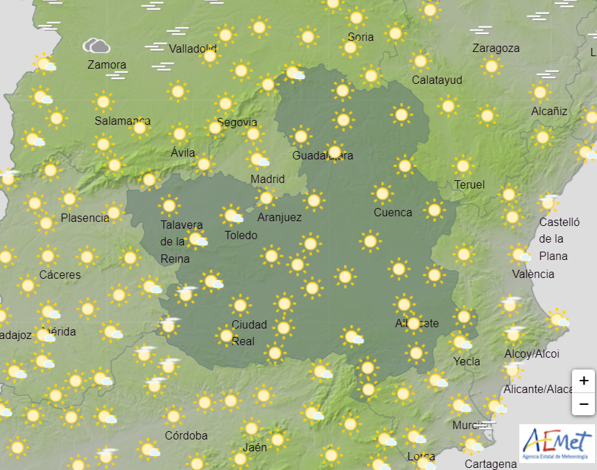 Temperaturas primaverales para el comienzo de año