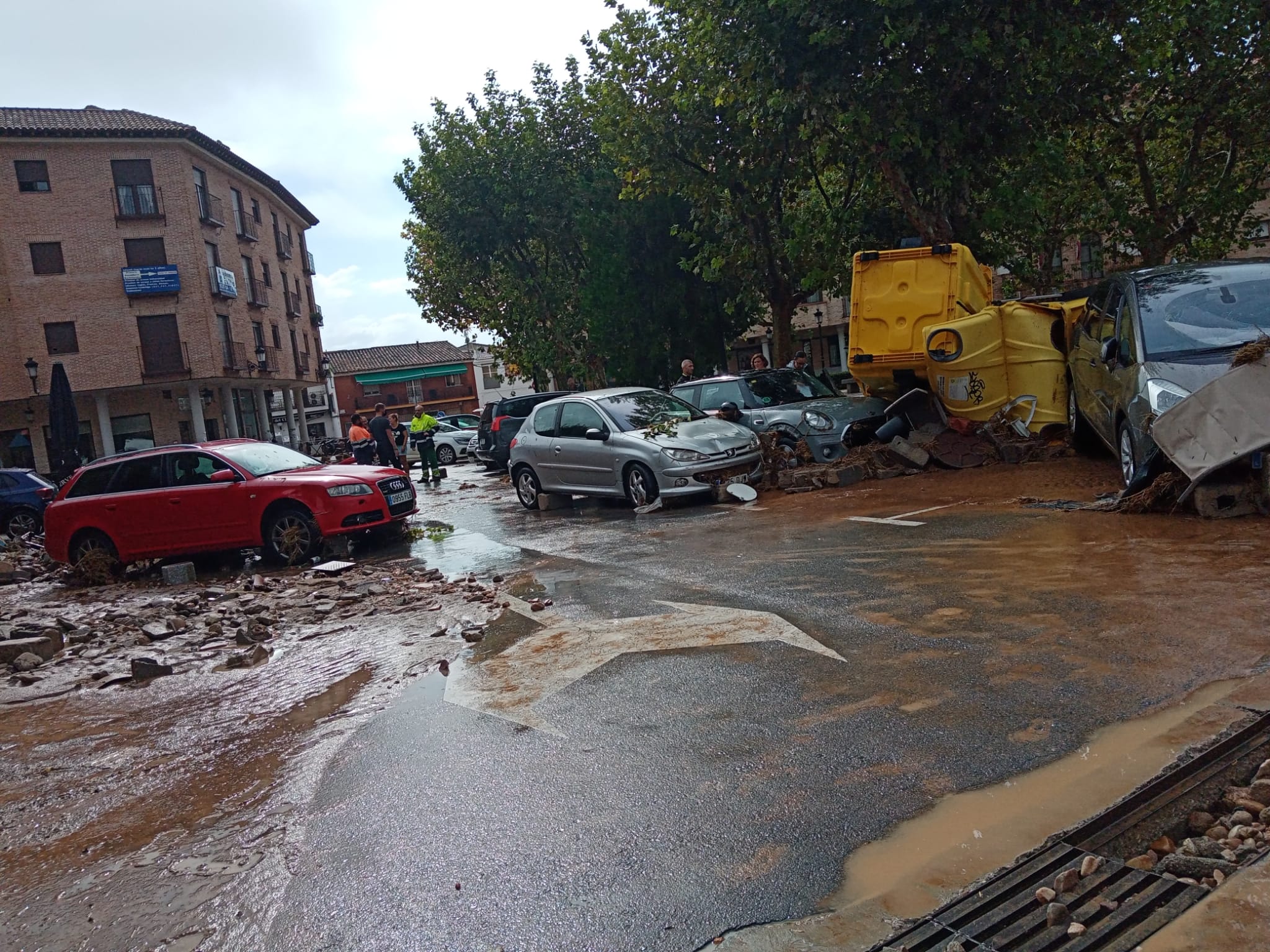 Argés tras el paso de la Dana en septiembre 2021