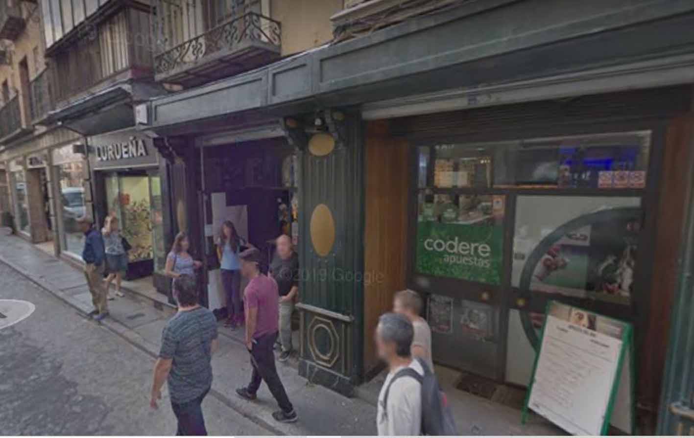 Calle Comercio de Toledo vista en Google Street View.