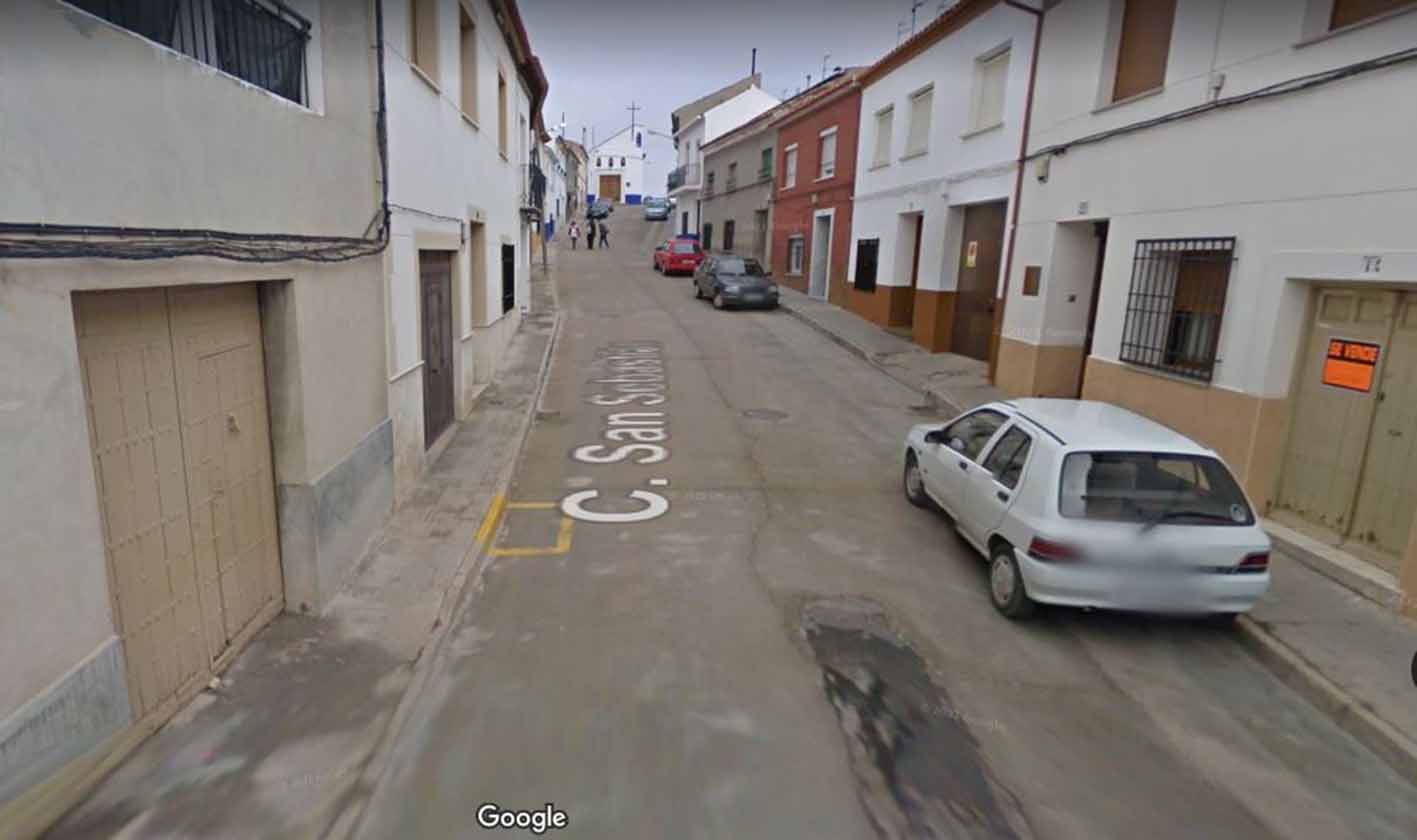 Una caldera provocó un incendio en una casa de la calle San Sebastián de Campo de Criptana (Ciudad Real). Foto: Google Maps.