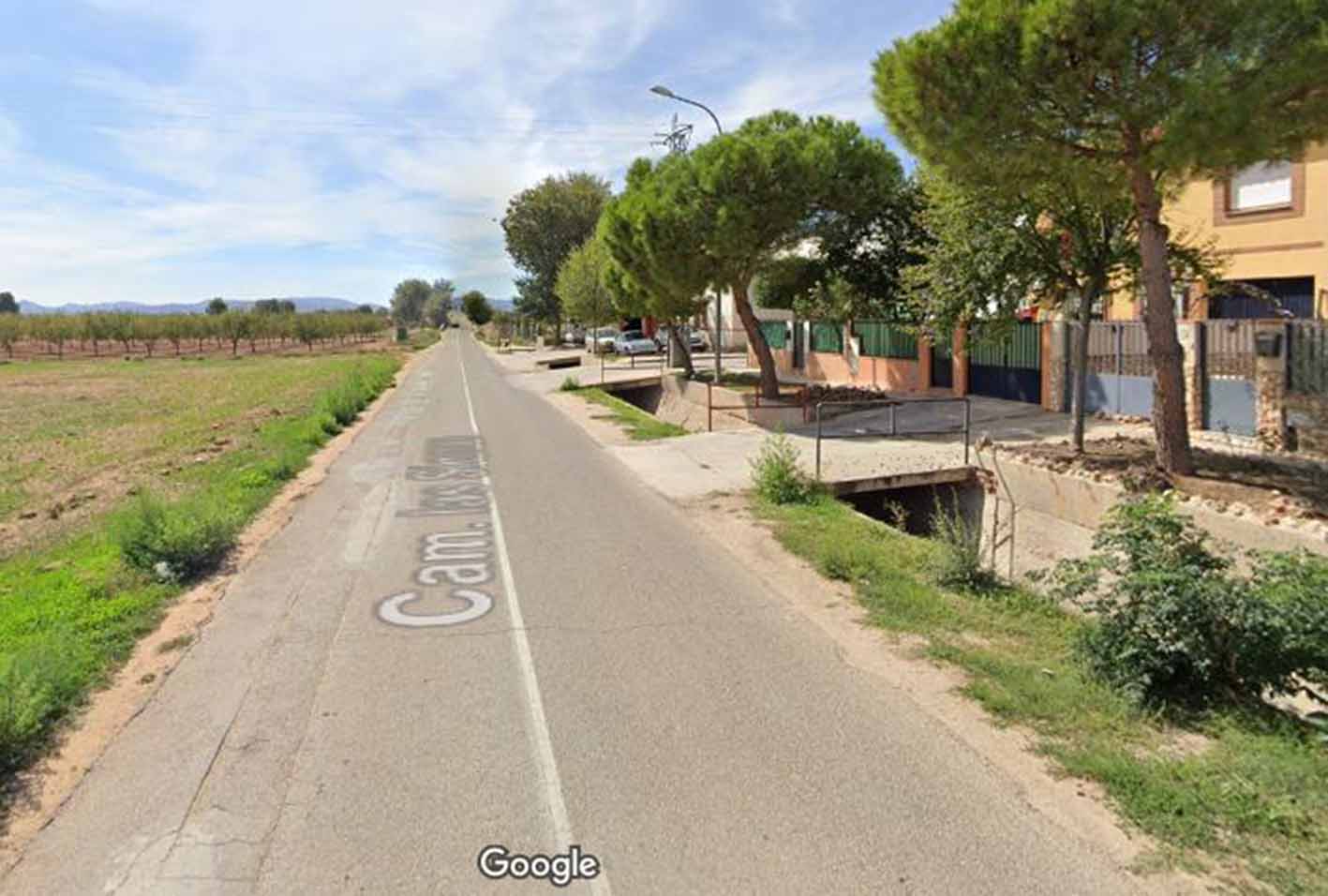 Accidente mortal de tráfico en Camino de las Sierras, en Madridejos. Foto: Google Maps.