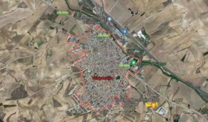 Accidente de caza en el término de Villasequilla (Toledo). Imagen: Google Maps.