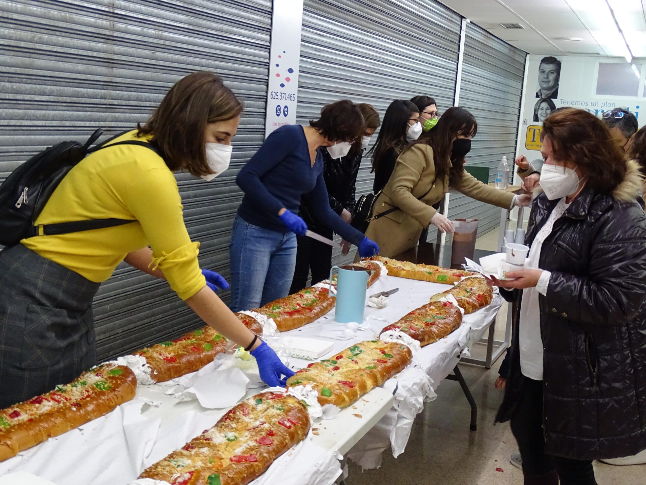 La degustación del roscón con chocolate es ya una tradición en Quintanar de la Orden