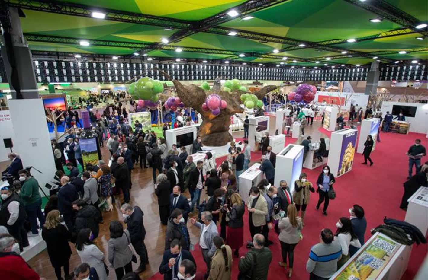 Vista general del estand de Castilla-La Mancha en Fitur 2022.