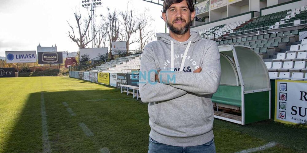 Javi Sánchez. técnico del Toledo.