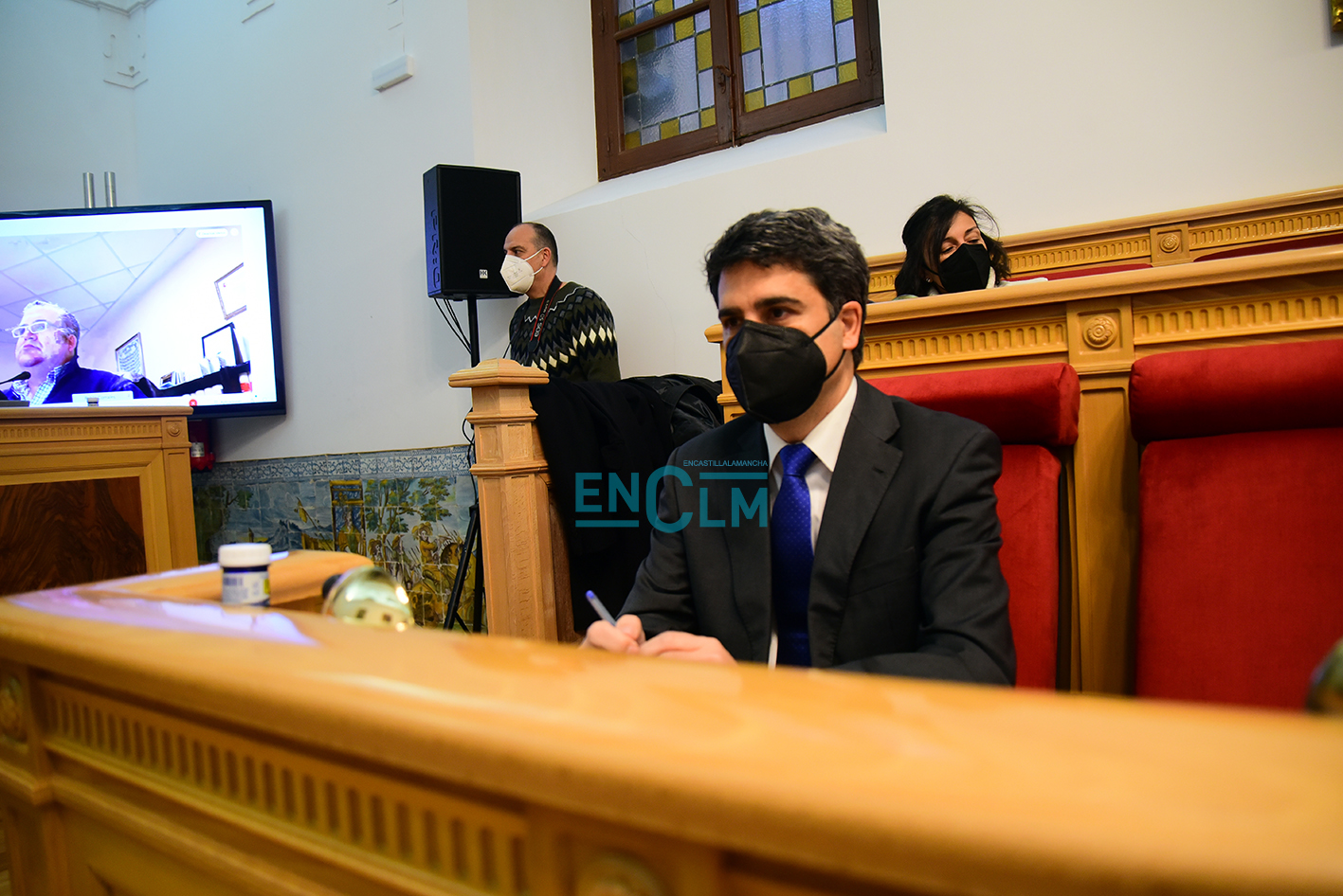 Juanjo Alcalde, portavoz del PP en el Ayuntamiento de Toledo. Foto: Rebeca Arango.