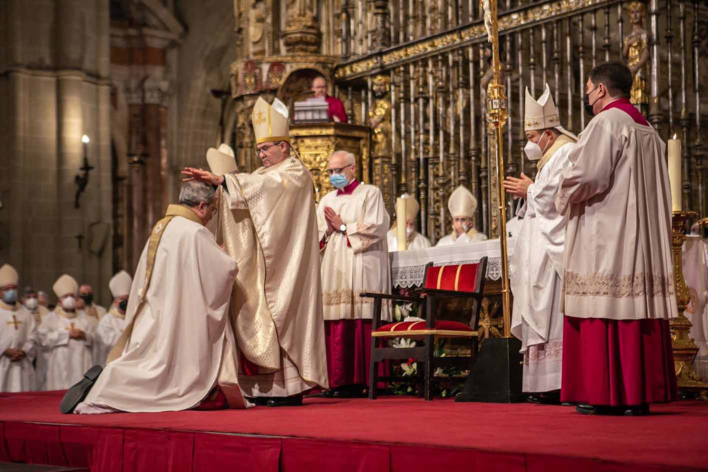 La Ordenación del nuevo obispo auxiliar de Toledo, en la Catedral Primada. Foto: EP.
