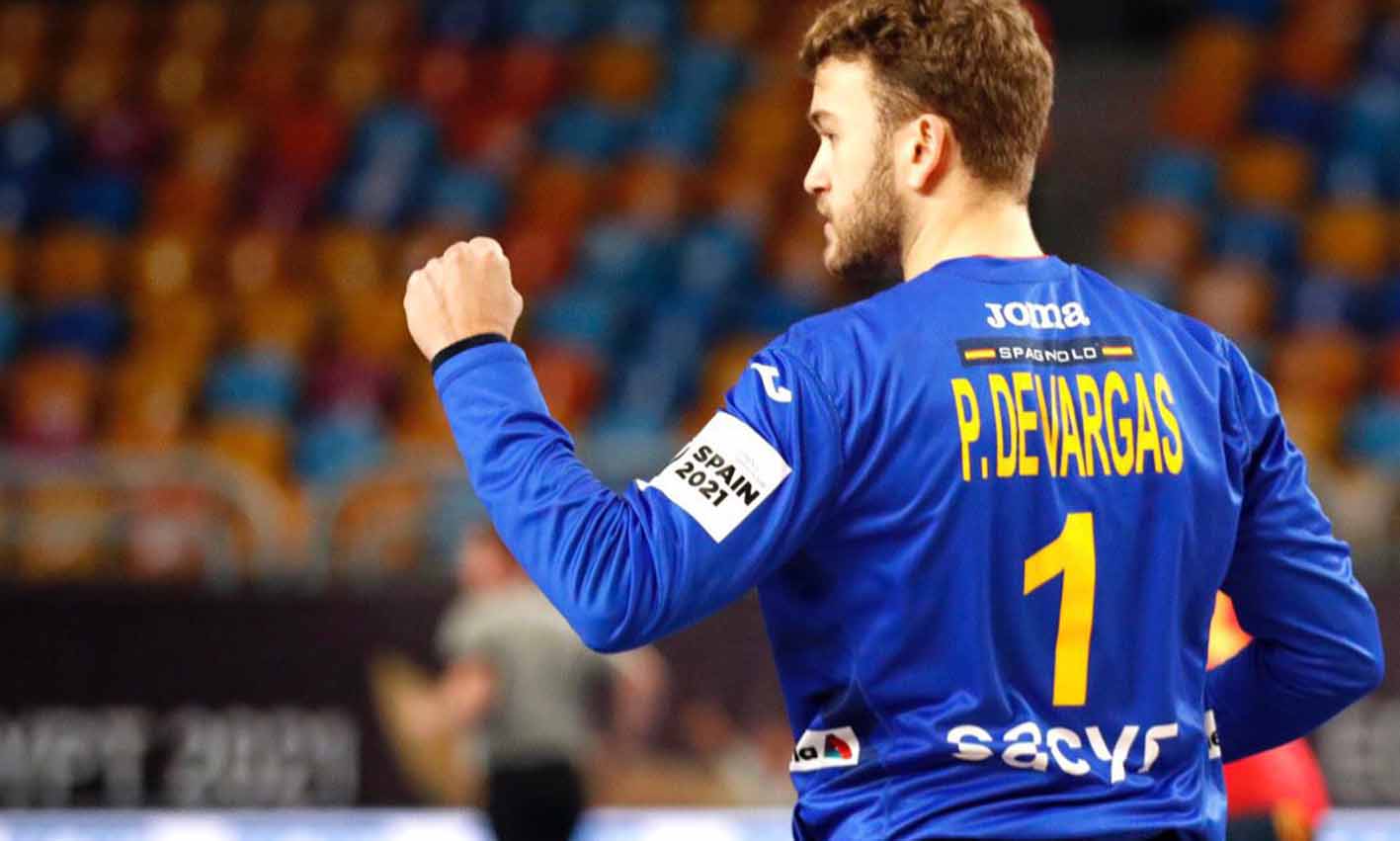 Gonzalo Pérez de Vargas, posiblemente, el mejor portero del mundo. Foto: Federación Internacional de Voleibol (IHF).