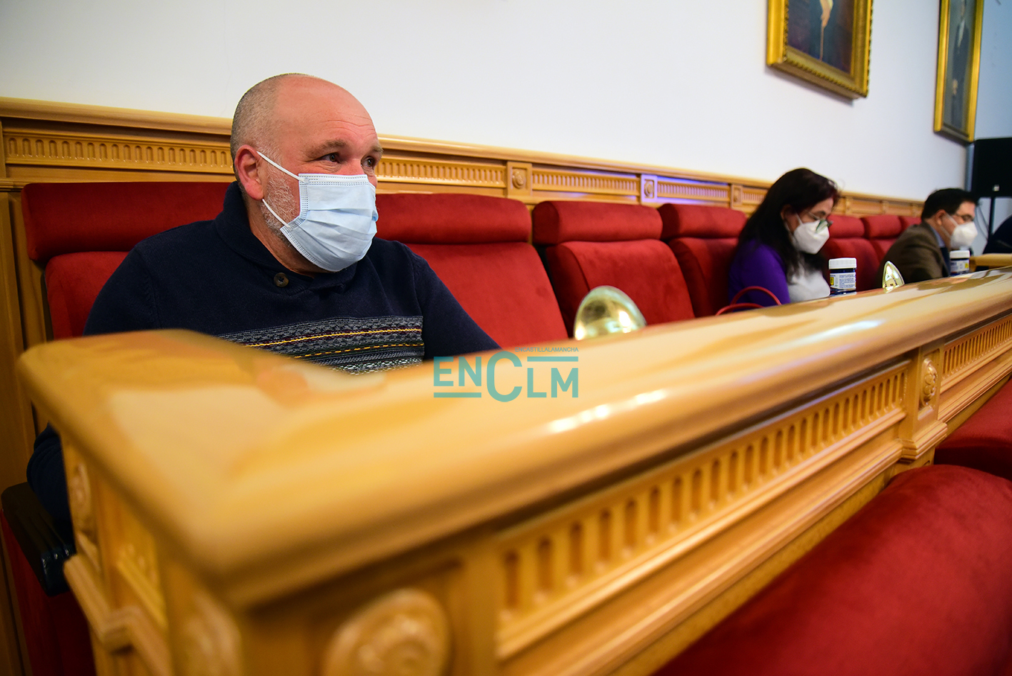 Txema Fernández, portavoz de IU Podemos en el Ayuntamiento de Toledo. Foto: Rebeca Arango.