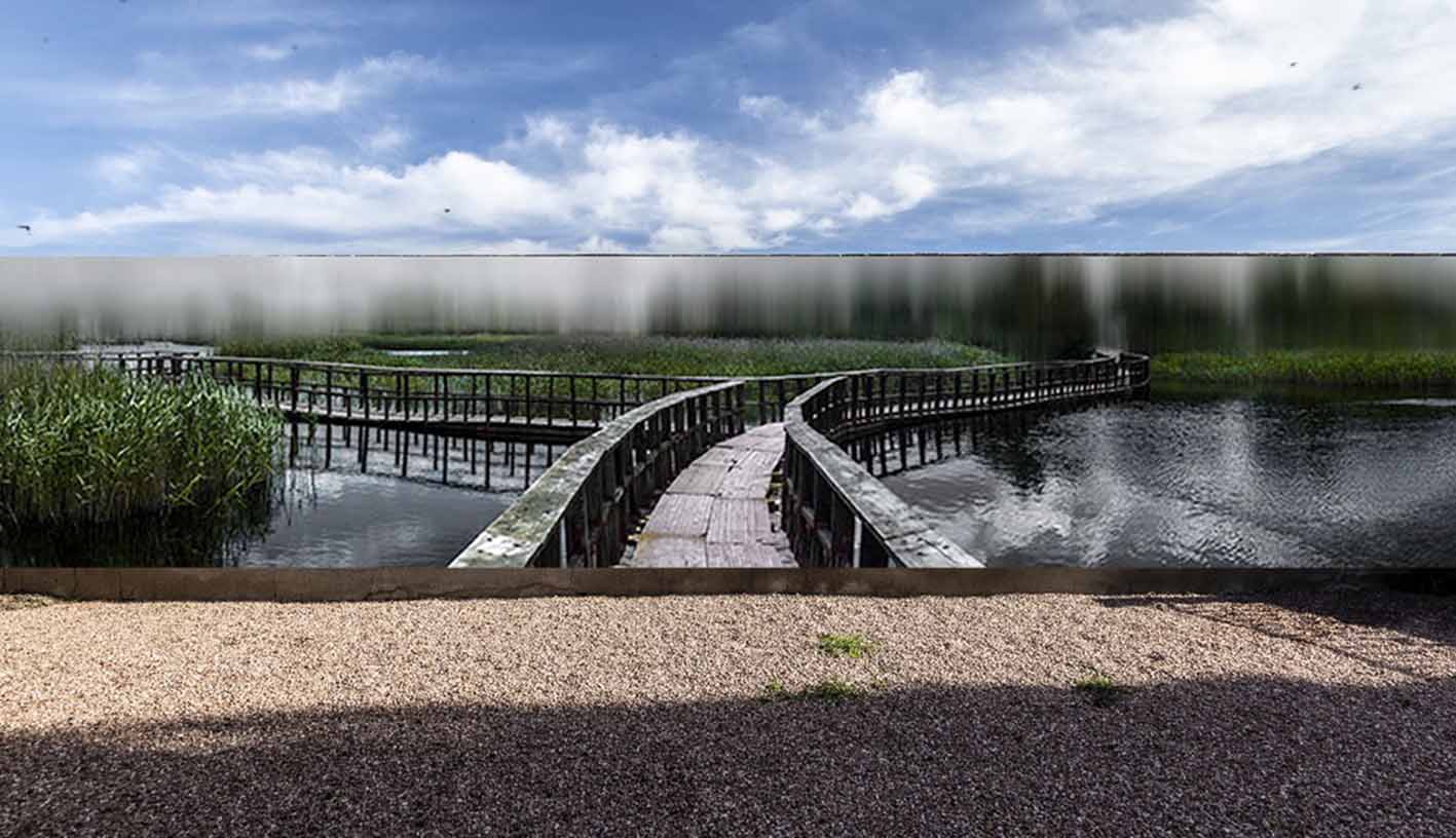 "Puente en las Tablas de Daimiel", fotografía imponente de Ballester.