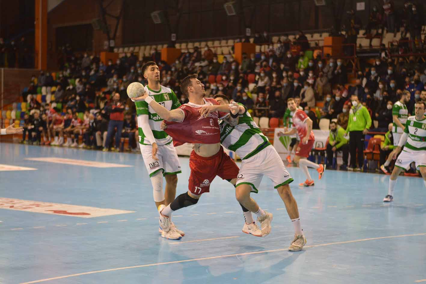 El Incarlopsa Cuenca solo pudo igualar en su cancha. Foto: Asobal (J. A. Lillo).