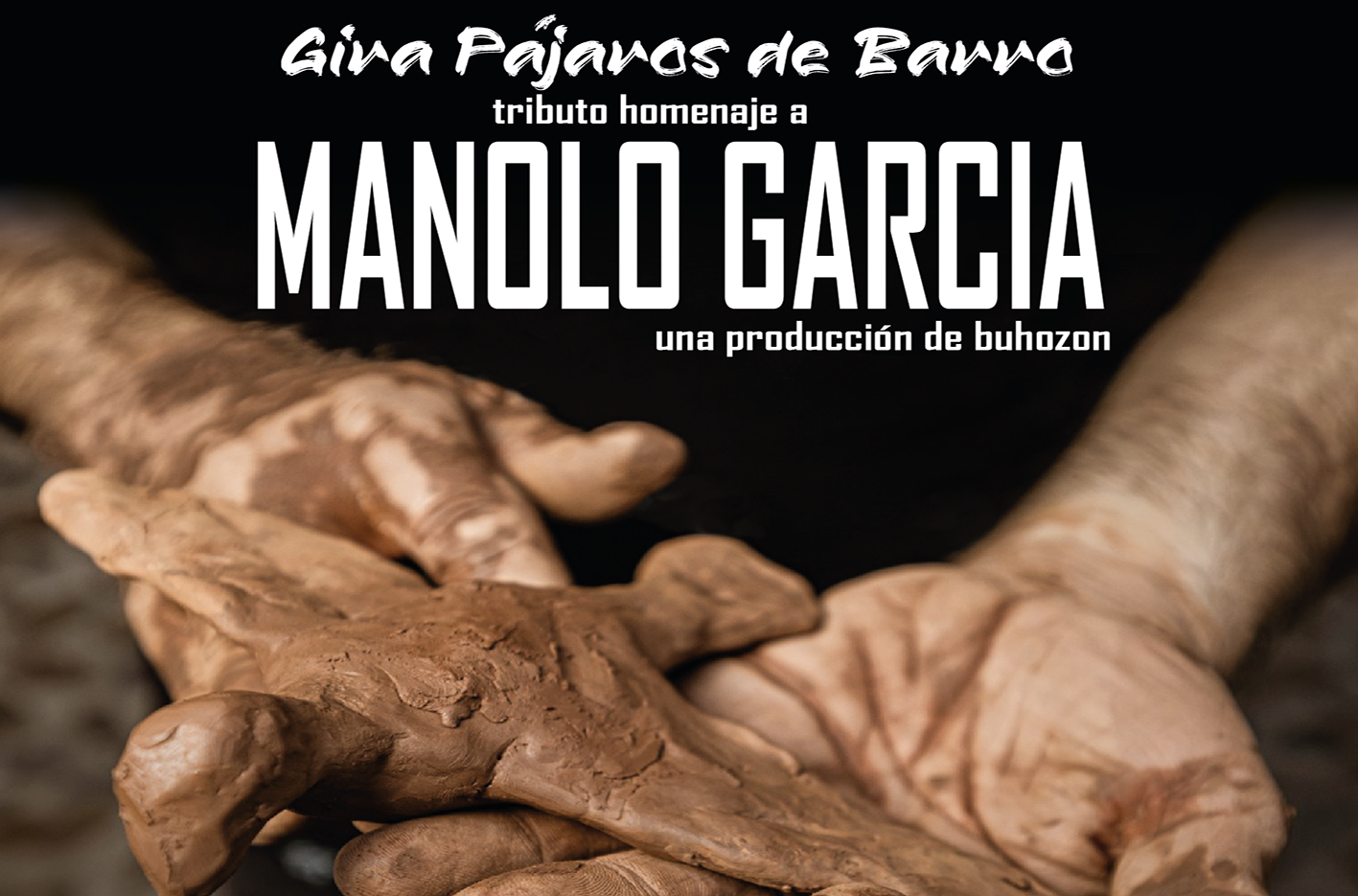 Cartel tributo a Manolo García