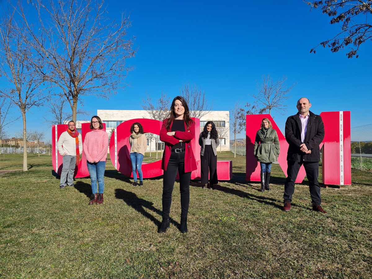 El grupo de investigación de Neuroplasticidad y neurodegeneración, con Astillero al frente. 