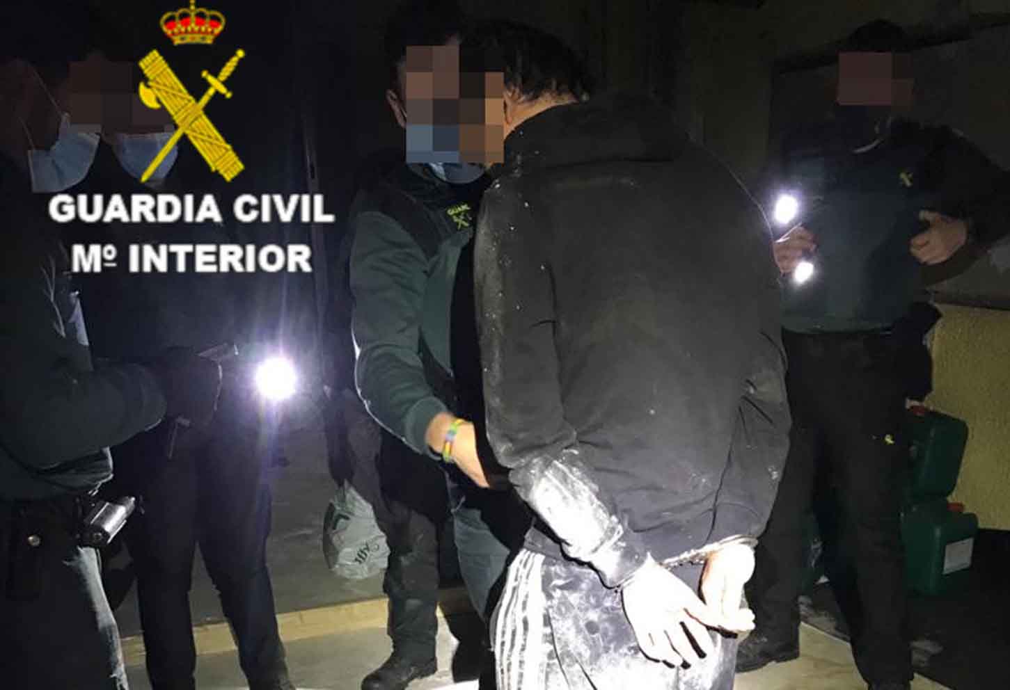 Imagen del detenido en Yeles por un delito contra la salud pública.