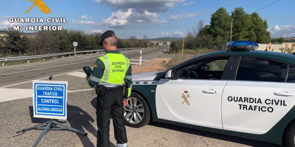 Operación de la Guardia Civil contra la conducción bajo los efectos del alcohol. Foto: EP (archivo).