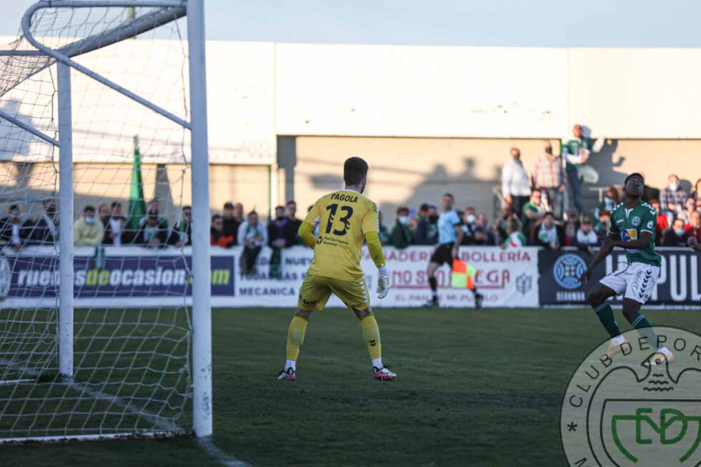 Un incidente empañó el final del partido entre el Marchamalo y el Toledo. Foto: CD Marchamalo.